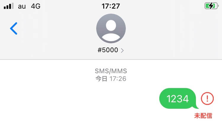 Au Iphoneで宛先 5000 メッセージ1234が未配信の対処法 Afroglass